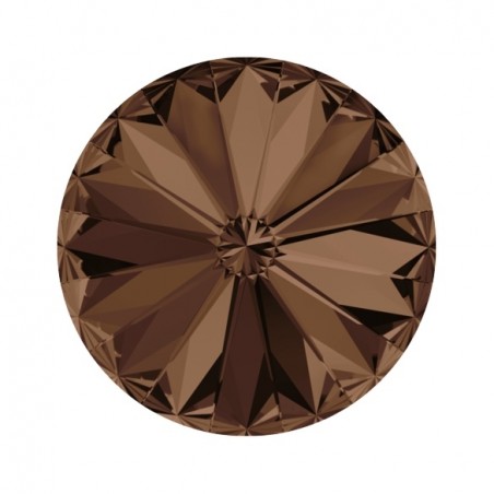 Swarovski 1122 Rivoli 8mm Smoked Topaz