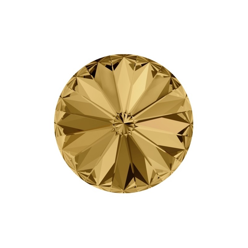 Swarovski 1122 Rivoli 8mm Light Colorado Topaz Swarovski 1122 Rivoli 8mm Light Colorado Topaz
