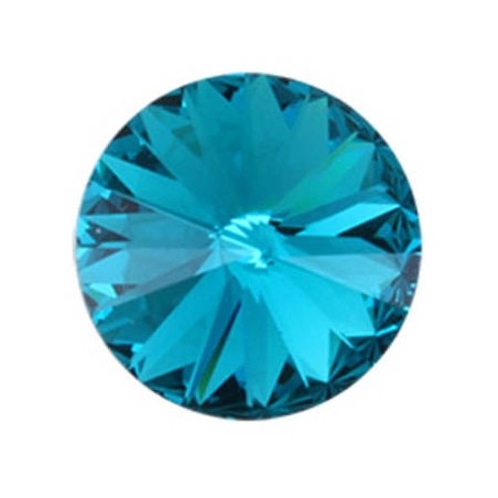 Swarovski 1122 Rivoli 8mm Blue Zircon