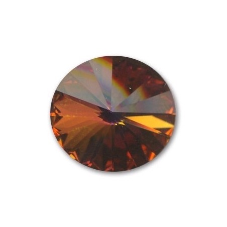 Swarovski 1122 Rivoli 8mm Crystal Copper