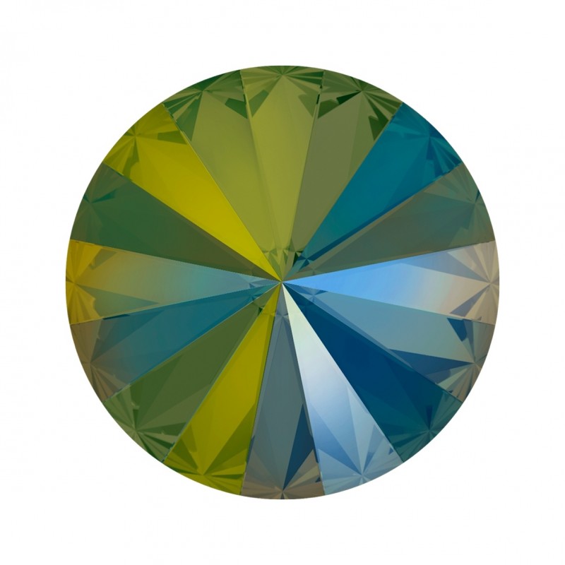 Swarovski 1122 Rivoli 8mm Iridescent Green