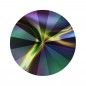 Swarovski 1122 Rivoli 8mm Crystal Rainbow Dark