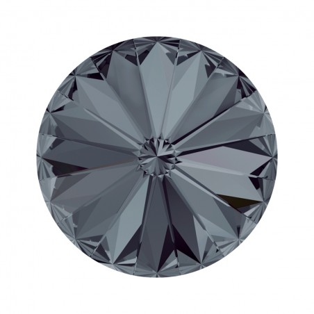 Swarovski 1122 Rivoli 8mm Crystal Silver Night