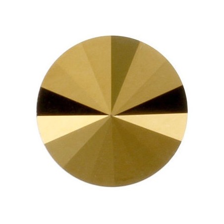 Swarovski 1122 Rivoli 10mm Dorado