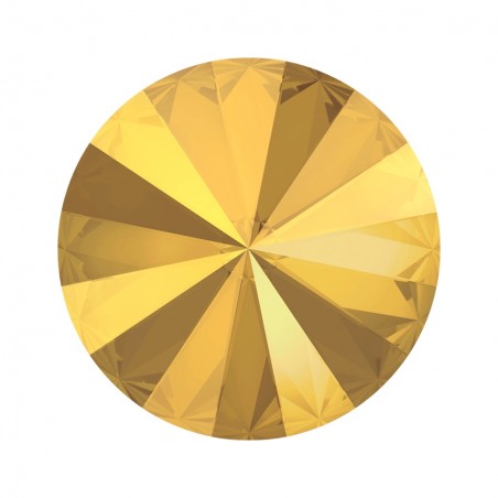 Swarovski 1122 Rivoli 12mm Crystal Metallic Sunshine