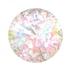 Swarovski 1122 Rivoli 12mm Crystal White Patina