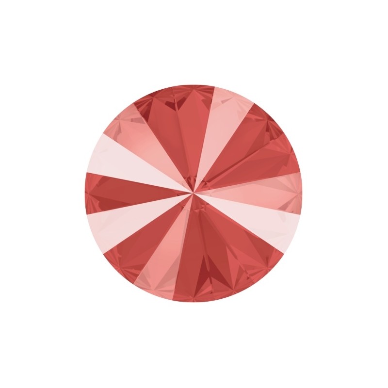 Swarovski 1122 Rivoli 12mm Crystal Light Coral