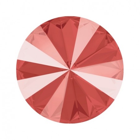Swarovski 1122 Rivoli 12mm Crystal Light Coral