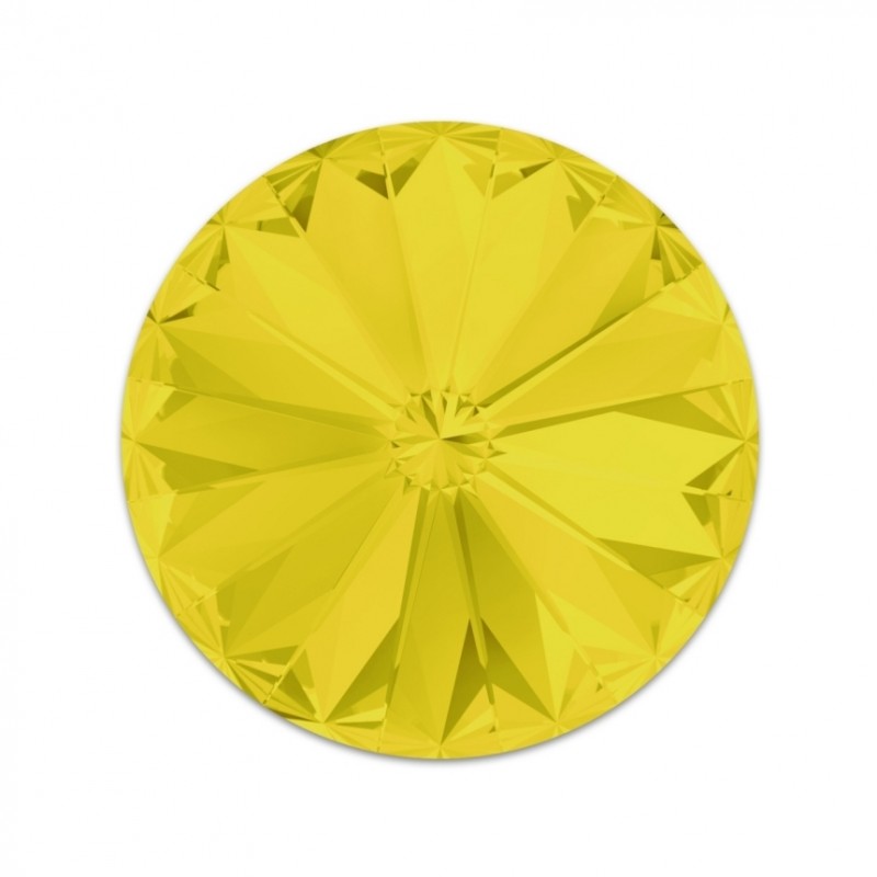 Swarovski 1122 Rivoli 14mm Yellow Opal