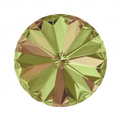 Swarovski 1122 Rivoli 14mm Crystal Luminous Green