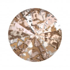 Swarovski 1122 Rivoli 14mm Crystal Rose Patina