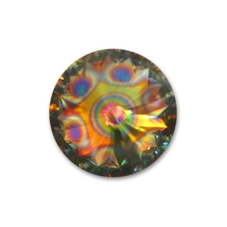 Swarovski 1122 Rivoli 14mm Peacock Eye
