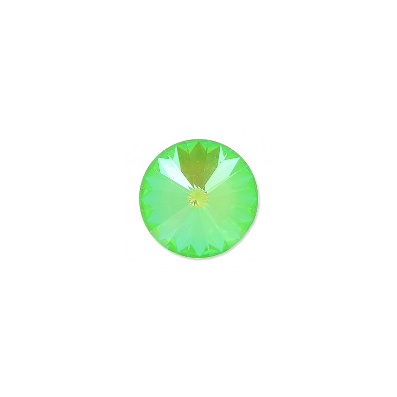 Swarovski 1122 Rivoli 14mm Crystal AB Ultra Lime