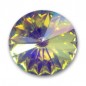 Swarovski 1122 Rivoli 14mm Crystal AB Ultra Purple