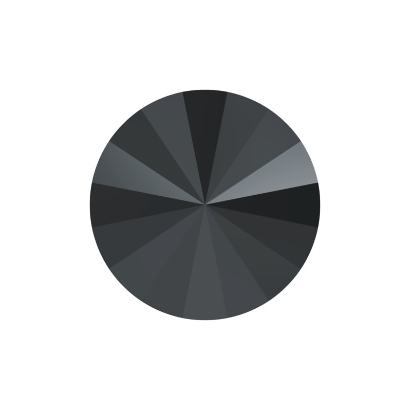 Swarovski 1122 Rivoli 18mm Jet Hematite Swarovski 1122 Rivoli 18mm Jet Hematite