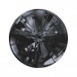Swarovski 1695 Sea Urchin 14mm Crystal Silver Night Semi Matt