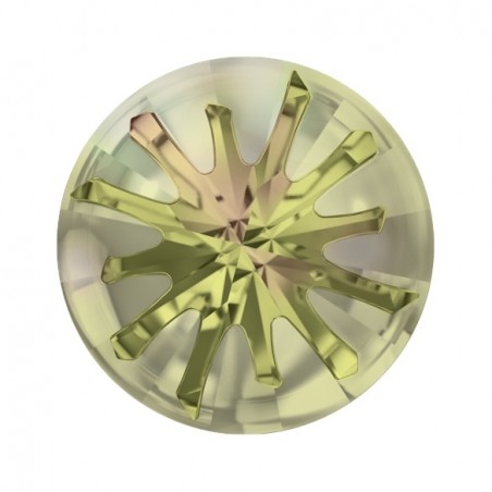 Swarovski 1695 Sea Urchin 14mm Crystal Luminous Green Semi Matt
