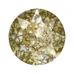 Swarovski 1088 Xirius Chaton 3mm Crystal Gold Patina