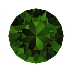 Swarovski 1088 Xirius Chaton 3mm Dark Moss Green