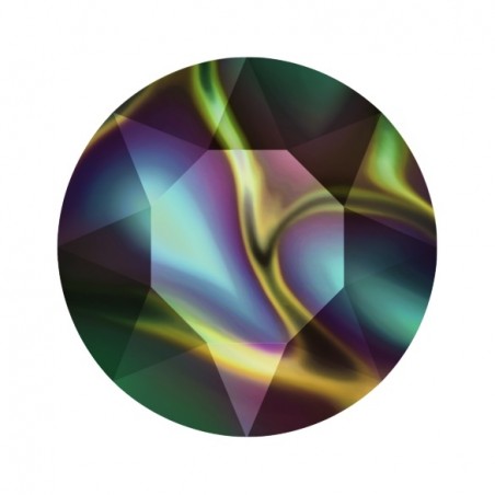 Swarovski 1088 Xirius Chaton 6mm Crystal Rainbow Dark