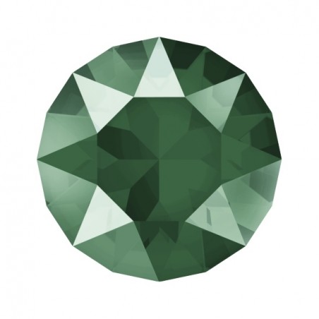 Swarovski 1088 Xirius Chaton 8mm Crystal Royal Green