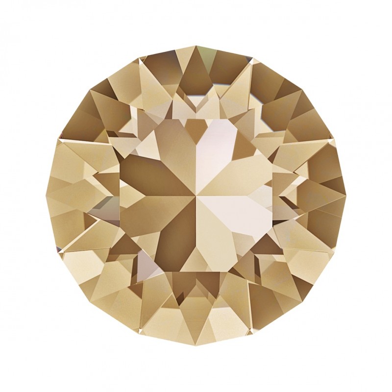 Swarovski 1088 Xirius Chaton 8mm Crystal Golden Shadow