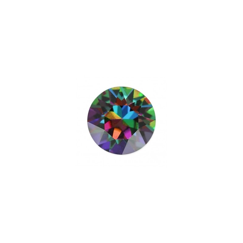 Swarovski 1088 Xirius Chaton 8mm Crystal Vitrail Medium
