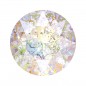 Swarovski 1088 Xirius Chaton 8mm Crystal White Patina