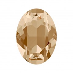 Swarovski 4120 Oval 8x6mm Crystal Golden Shadow