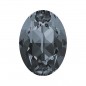 Swarovski 4120 Oval 8x6mm Crystal Silver Night