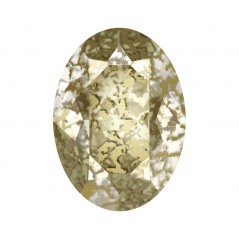 Swarovski 4120 Oval 14x10mm Crystal Gold Patina
