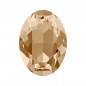 Swarovski 4120 Oval 18x13mm Crystal Golden Shadow