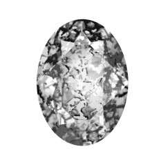Swarovski 4120 Oval 18x13mm Crystal Black Patina