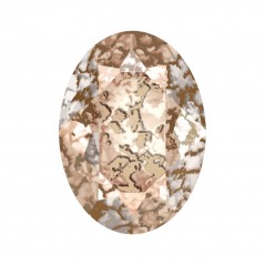Swarovski 4120 Oval 18x13mm Crystal Rose Patina