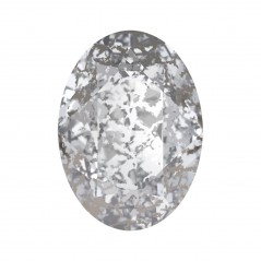 Swarovski 4120 Oval 18x13mm Crystal Silver Patina