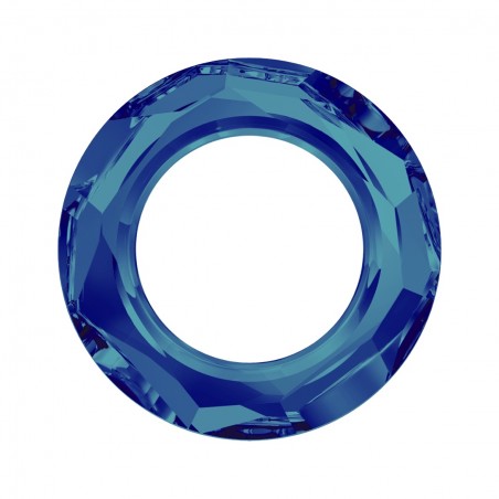 Swarovski 4139 Cosmic Ring 14mm Crystal Bermuda Blue