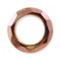 Swarovski 4139 Cosmic Ring 14mm Copper Comet Argent Light