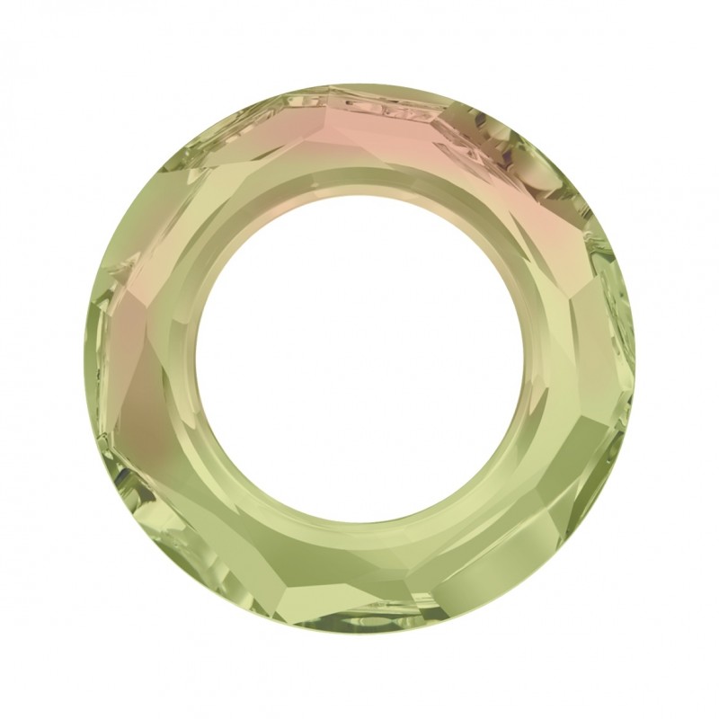 Swarovski 4139 Cosmic Ring 14mm Crystal Luminous Green