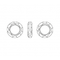 Swarovski 4139 Cosmic Ring 20mm Jet