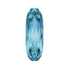 Swarovski 4161 Long Classical Oval 15x5mm Aquamarine
