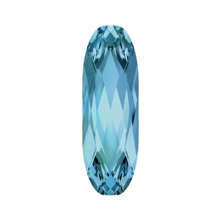 Swarovski 4161 Long Classical Oval 21x7mm Aquamarine
