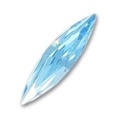 Swarovski 4200 Navette 11x3mm Aquamarine