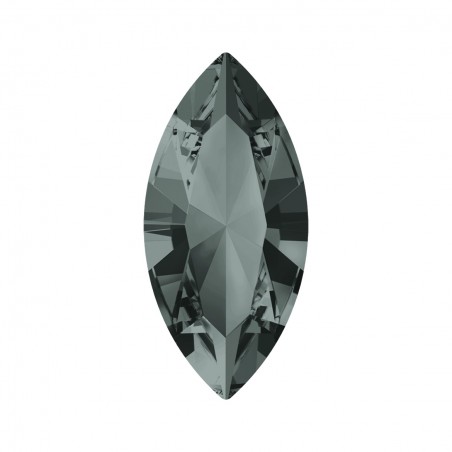 Swarovski 4228 Navette 10x5mm Black Diamond
