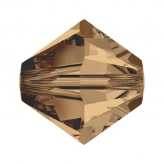 Swarovski 5328 3mm Light Smoked Topaz