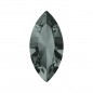Swarovski 4228 Navette 15x7mm Black Diamond