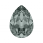 Swarovski 4320 Pear 14x10mm Black Diamond