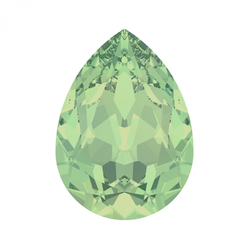 Swarovski 4320 Pear 14x10mm Chrysolite Opal Swarovski 4320 Pear 14x10mm Chrysolite Opal