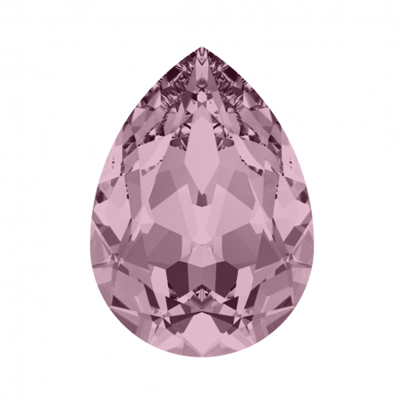 Swarovski 4320 Pear 14x10mm Crystal Antique Pink