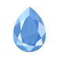 Swarovski 4320 Pear 14x10mm Crystal Summer Blue