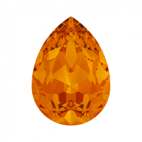 Swarovski 4320 Pear 14x10mm Tangerine